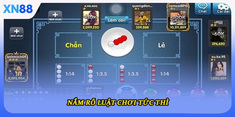 Nắm rõ luật chơi tức thì